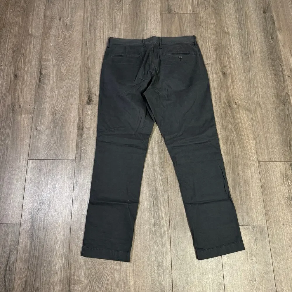 J.Crew 770 Straight-Fit Core Stretch Chino Pants Mens W32 L30 Gray AR886 Twill